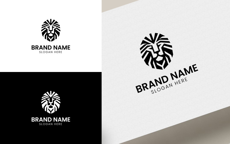 KIng Lion logo template V-05 Logo Template