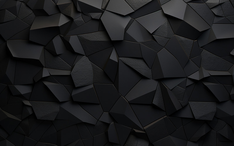 Abstract black Texture wall_Black Textured Wall_Dark Textured stone wall background Background