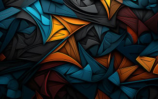 Rainbow wall pattern_colorful wall pattern_premium abstract wall pattern design