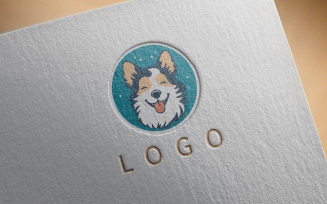 Elegant Dog Logo 17-0362-23