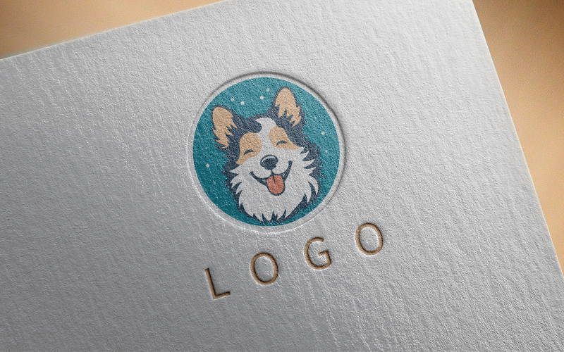 Elegant Dog Logo 17-0362-23 Logo Template