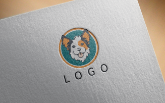 Elegant Dog Logo 18-0363-23