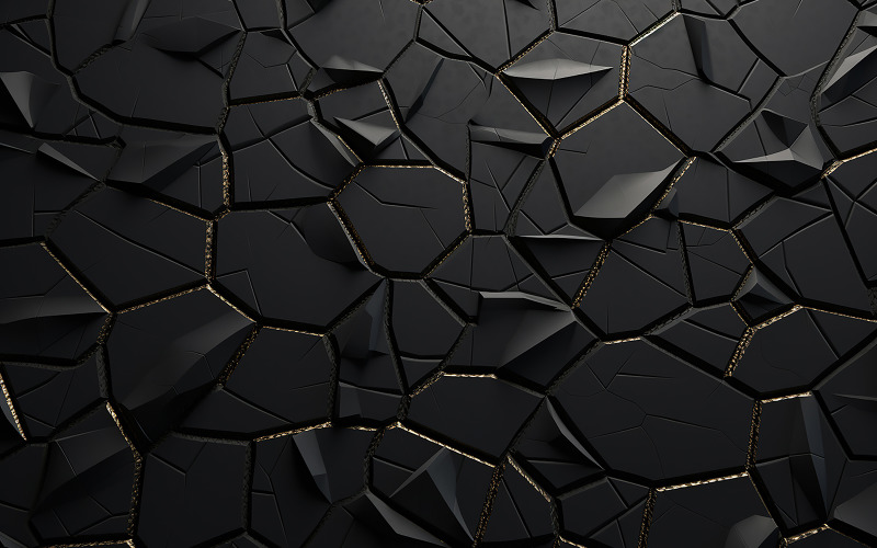 Black tiles wall pattern_dark tiles wall_dark tiles pattern, abstract black tiles wall Background