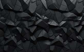 Dark stone wall pattern_black tiles wall pattern background_small stone background