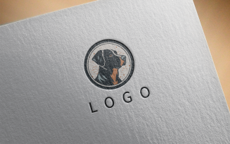 Elegant Dog Logo 23-0368-23