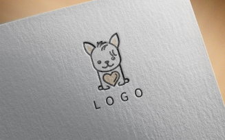 Elegant Dog Logo 28-0373-23