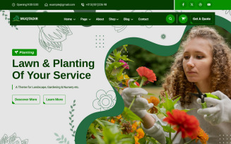 Muqtadir - Gardening & Landscapeing HTML5 Website Template