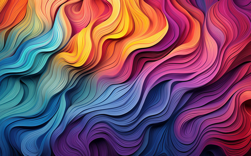 Rainbow wall art_Rainbow wall, art, Rainbow, wall, art, Rainbow feathers pattern Background