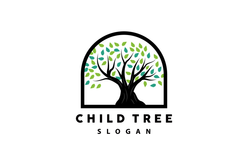 Tree Logo Life Design Playground IllustrationV11 Logo Template