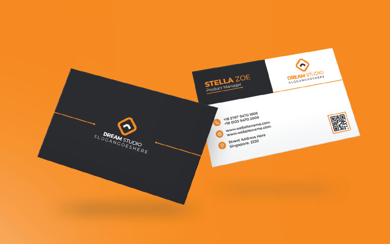 Customizable and High-Quality Dream Studio Business Card Template Logo Template