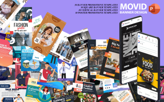 Movid Banner Powerpoint Design Template