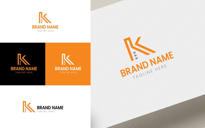FREE Letter K abstract Logo Logo Template