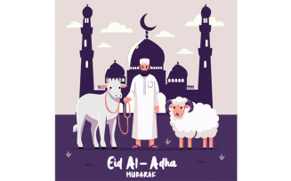 Islamic Eid Al Adha Background Celebration