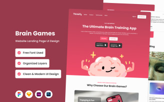 Thinkify - Brain Games Landing Page V1
