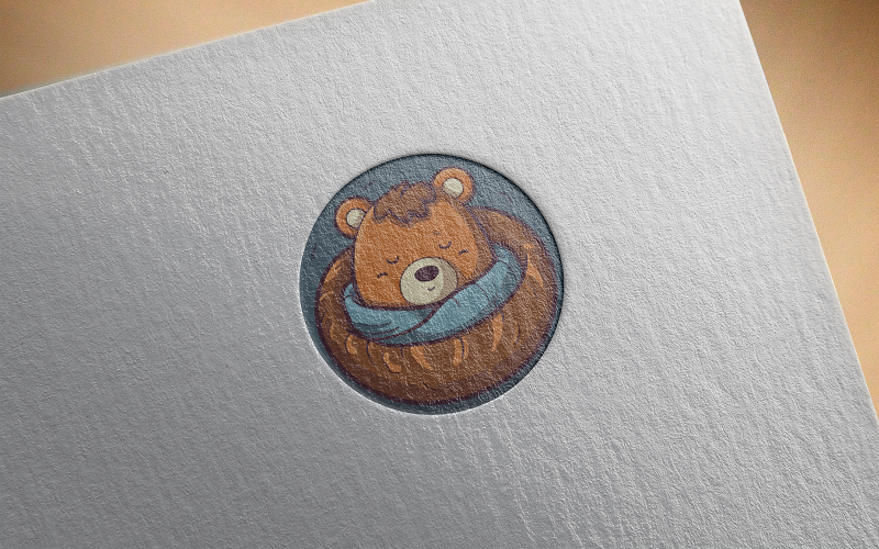 Elegant Bear Illustration 15-0473-23