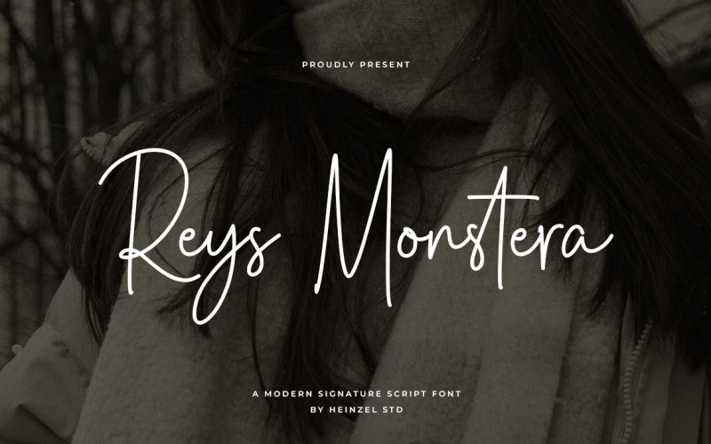 Reys Monstera Signature Font