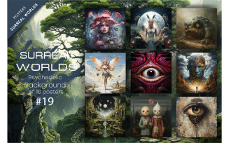 Bundle Surreal worlds 19. Psychedelic.