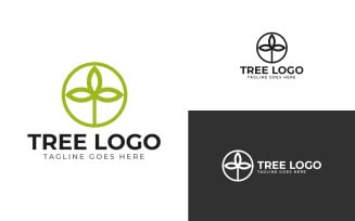 Free Creative & Minimal Modern Tree Logo Design