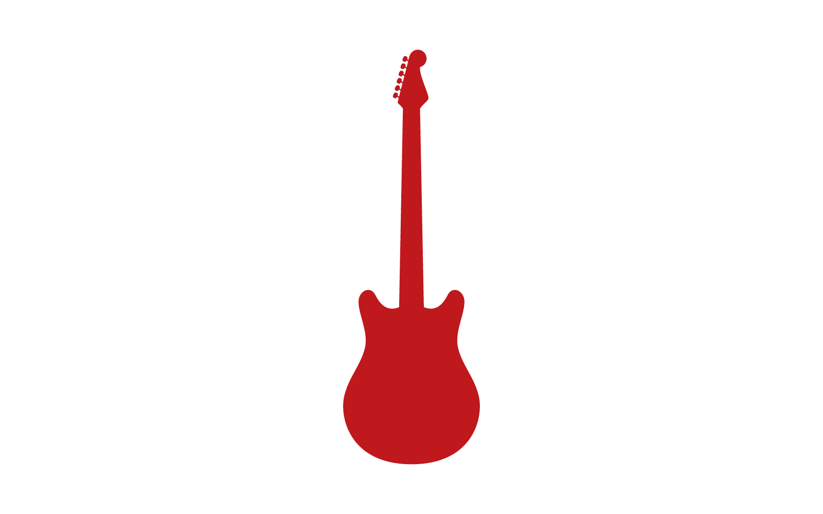 Guitar illustration design vector template