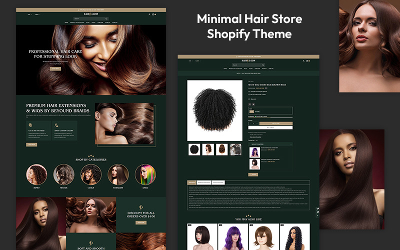 Hairloom - Hair Salon Responsive Shopify Theme