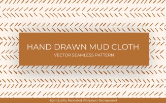 Hand Drawn Mud Cloth Pattern