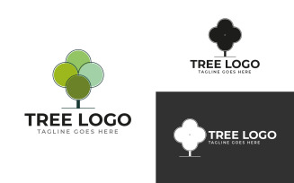 Minimal Modern Tree Logo | Tree Logo Design