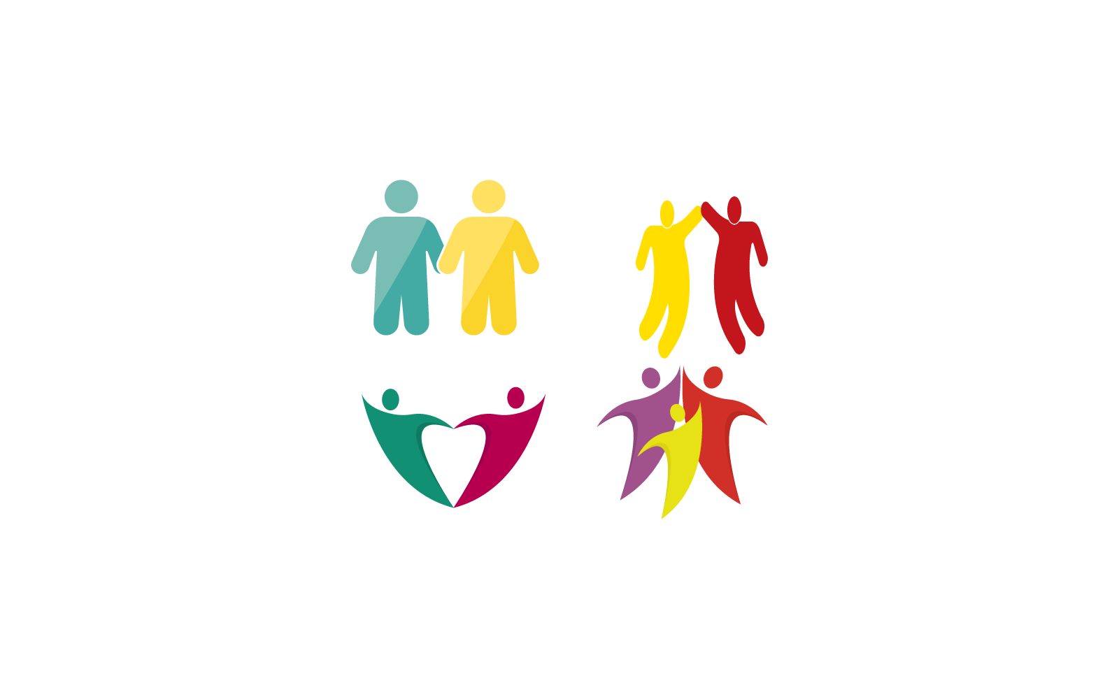 Community Care design illustration vector logo
