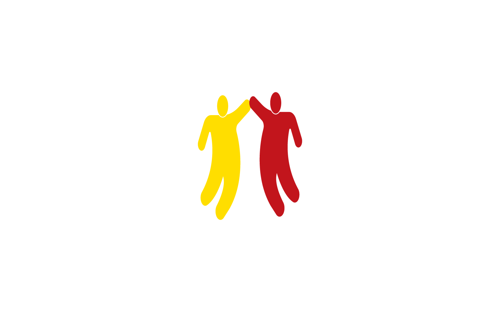Community Care design vector icon logo template