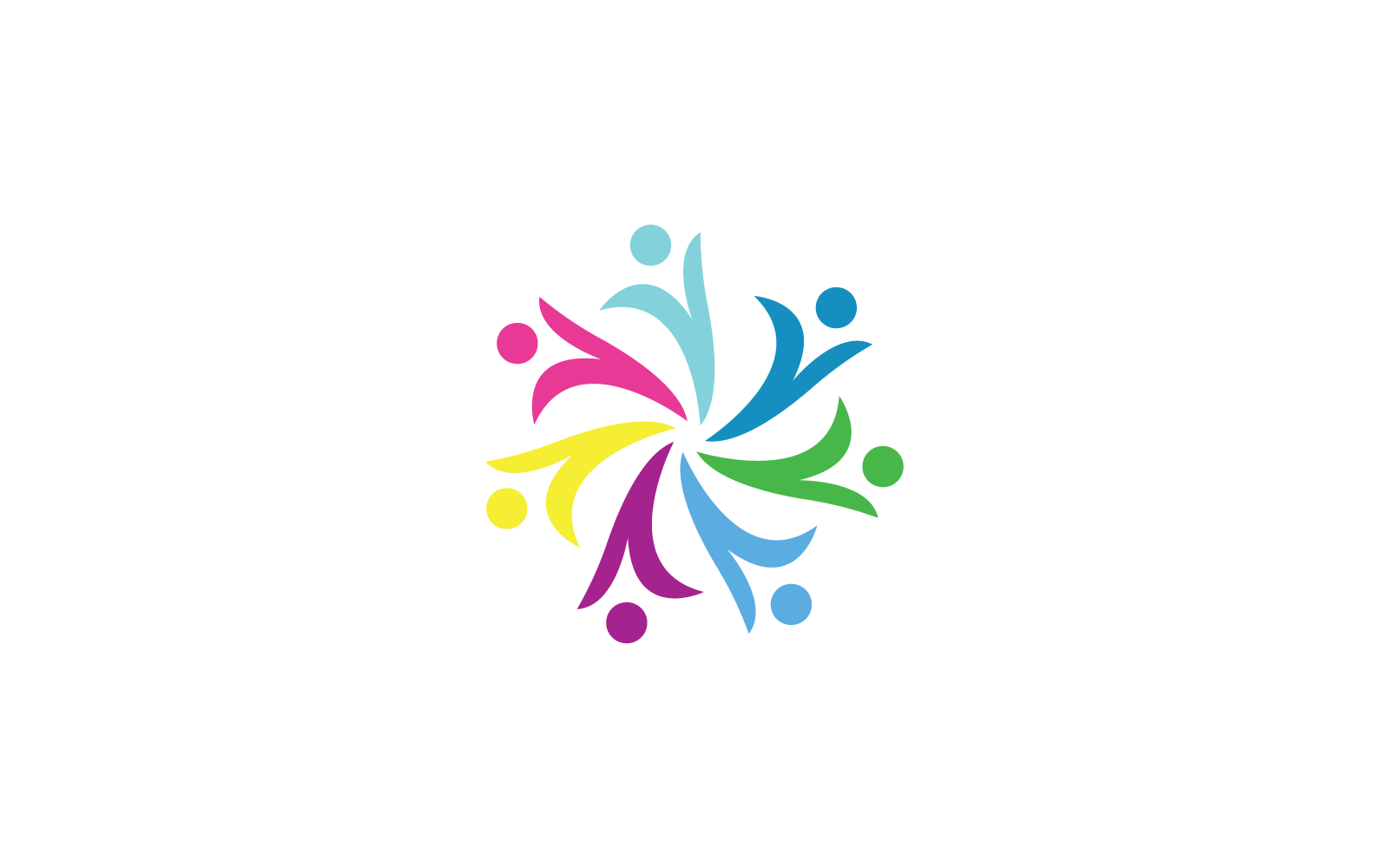 Community Care Logo illustration vector flat design