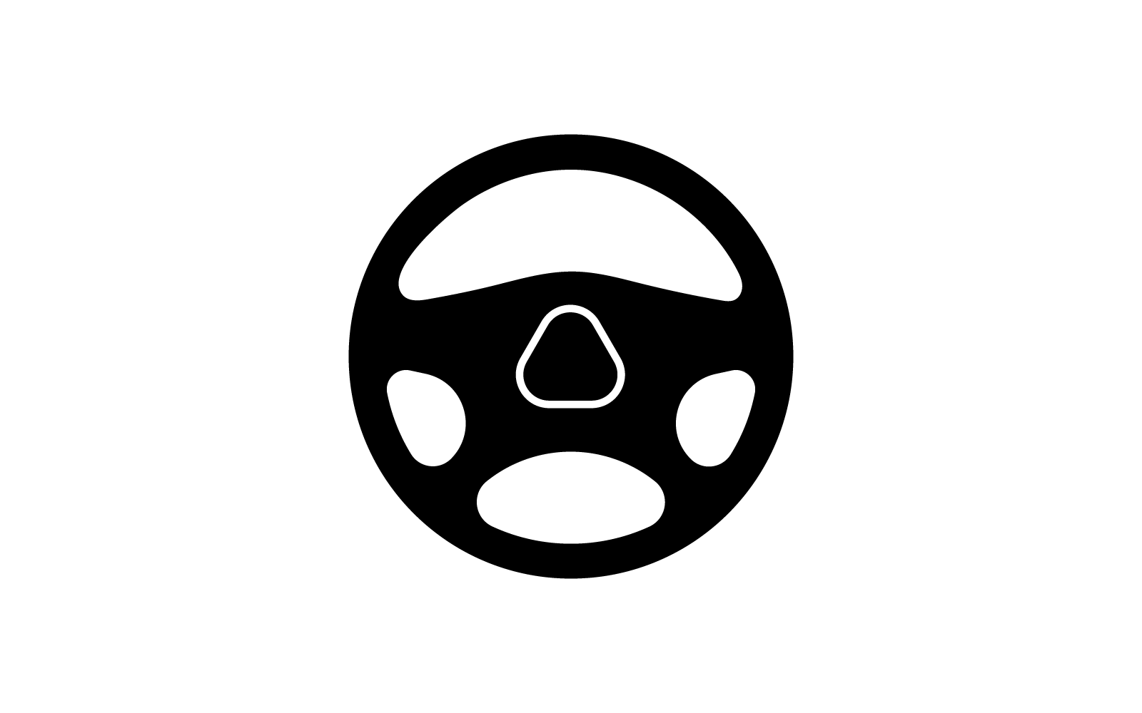 Conception de modèle vectoriel d&amp;#39;icône de logo de volant