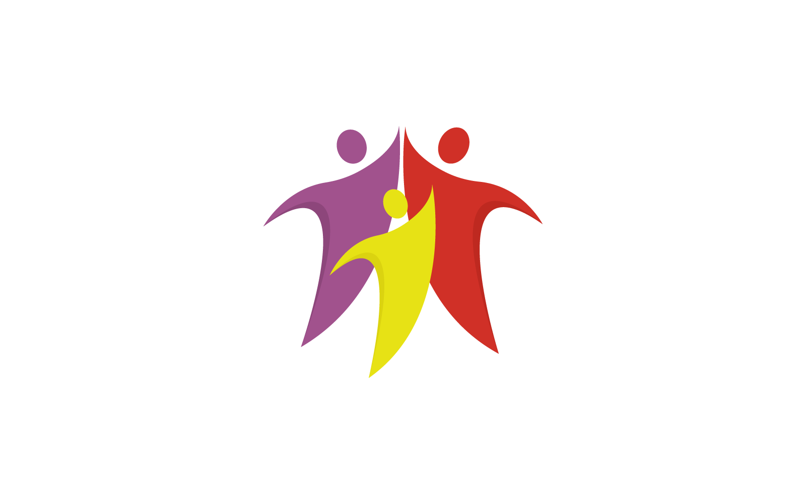Design piatto per l&amp;#39;illustrazione vettoriale del logo Community Care