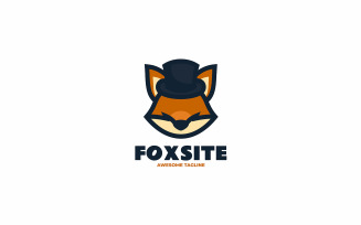 Fox Site Simple Mascot Logo 1