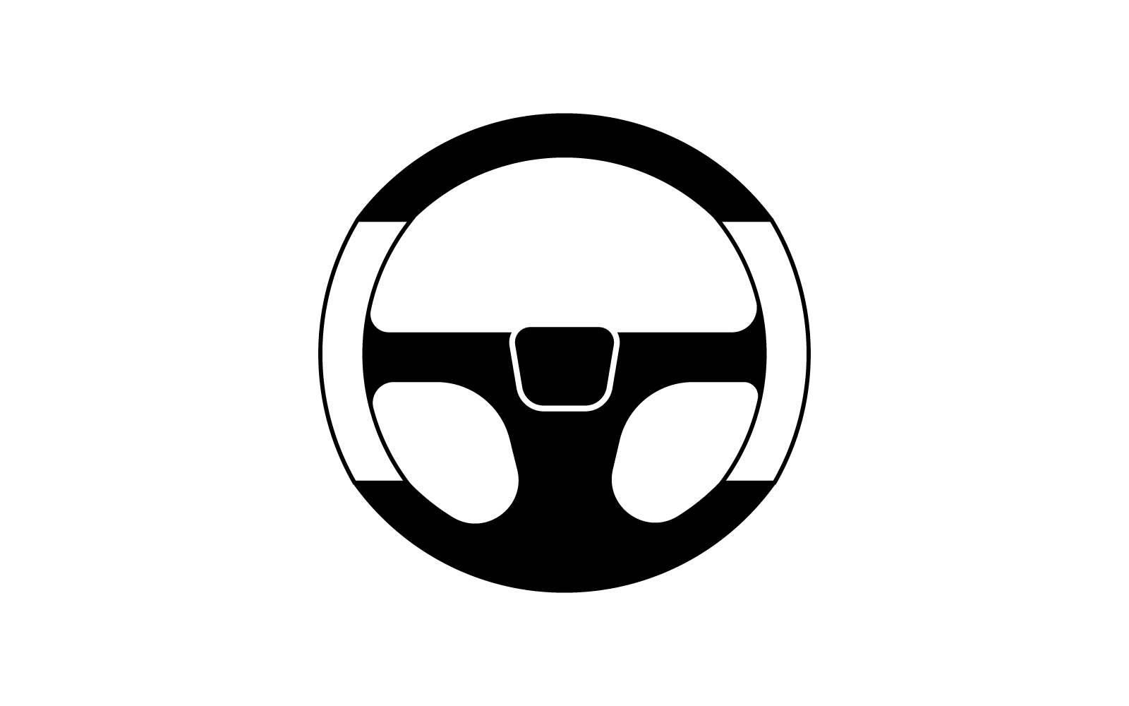 Kormánykerék design vektor logó sablon