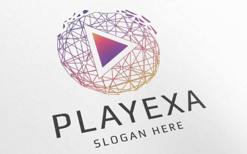 Media Play Tech Professional Logo Logo Template