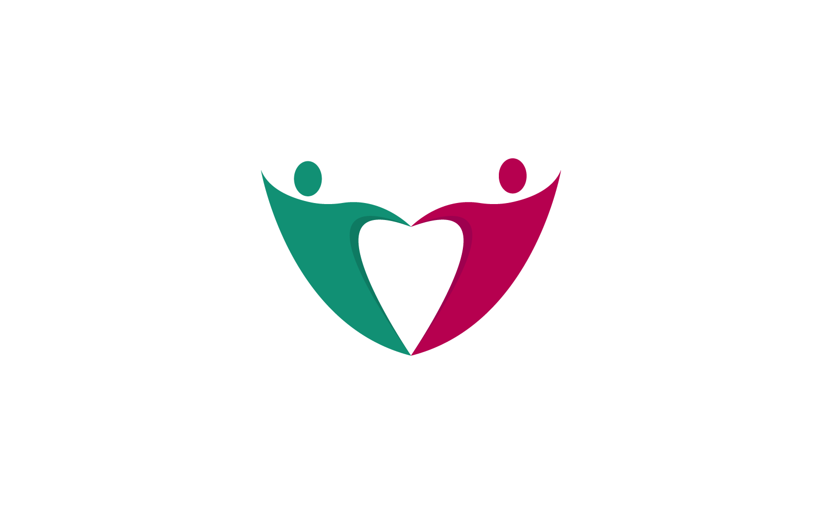 Projekt ilustracji wektorowych logo opieki społecznej