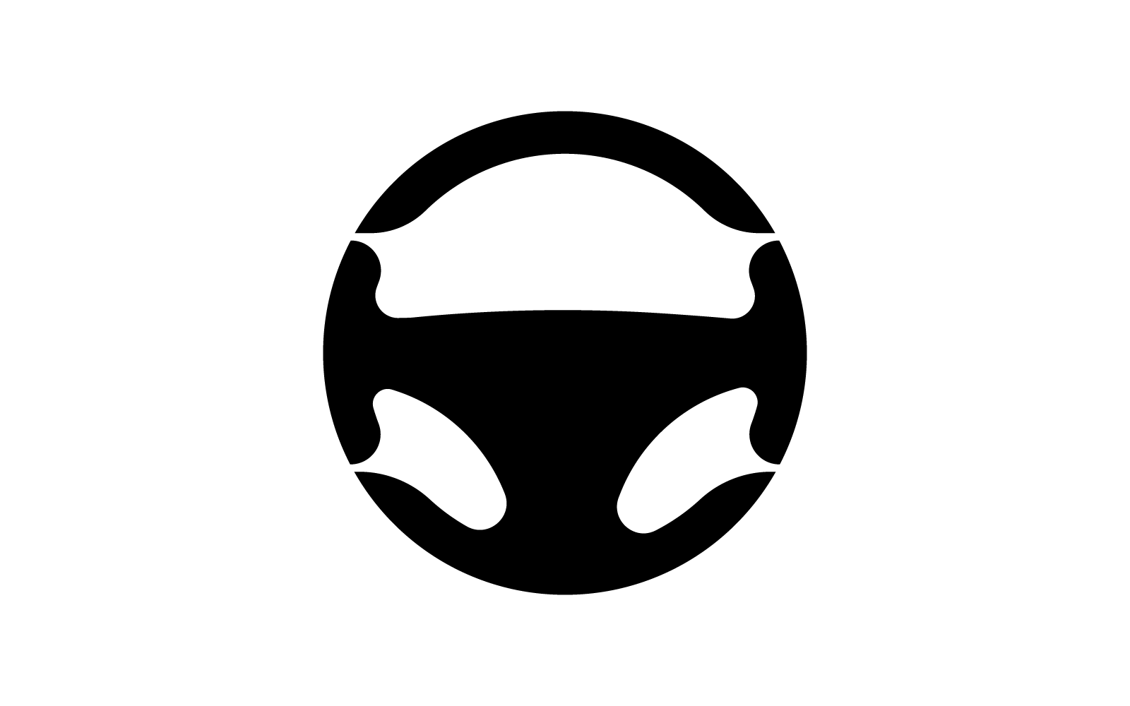 Stuurwiel logo ontwerp vector sjabloon