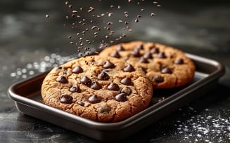 Chocolate chip cookies on a Tray 19
