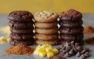 Cookies with chocolate chips Heap 64
