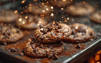 Floating Cookie Flying Chocolate chip cookies 28