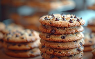 Cookies with chocolate chips Heap 123