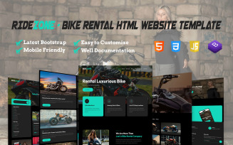 RideZone - Bike Rental responsive html website template