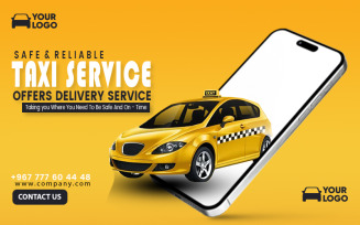 Taxi Rental Flyer Template