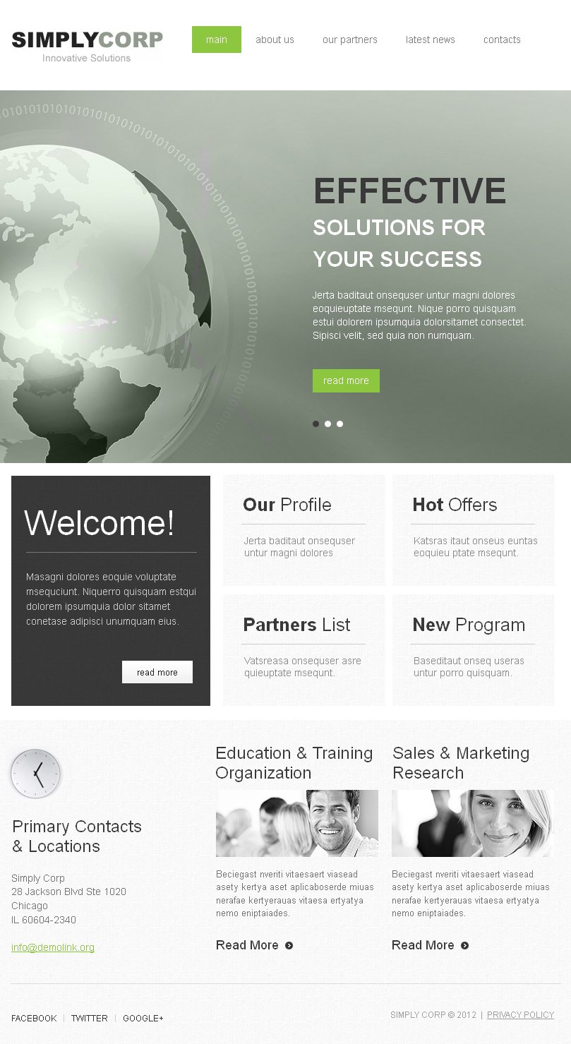Partners list
