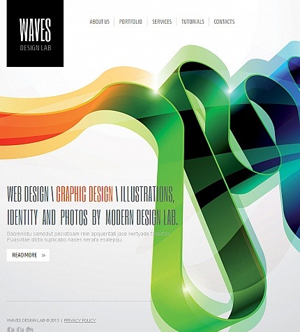 Web Design Premium Facebook HTML CMS Theme Big Screenshot Web Design Facebook HTML CMS Template Facebook Screenshot