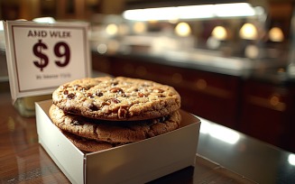Chocolate chip cookies in box 177