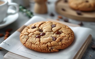 Cookies with chocolate chips 254