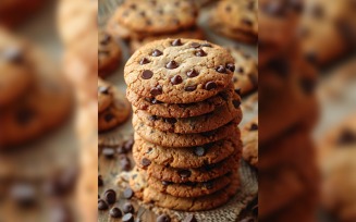 Cookies with chocolate chips Heap 66