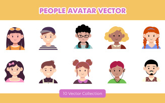 People Avatar Illustration Set
