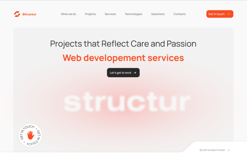 Structure | IT Solutions Multipurpose Responsive Website Template Landing Page Template