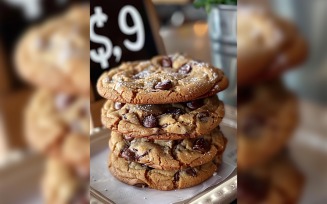 Chocolate chip cookies on a Tray 146